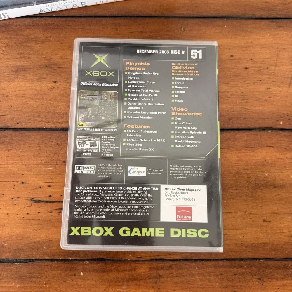 Official Xbox Magazine Demo Disc 51 (Xbox) Castlevania: Curse of Darkness & More